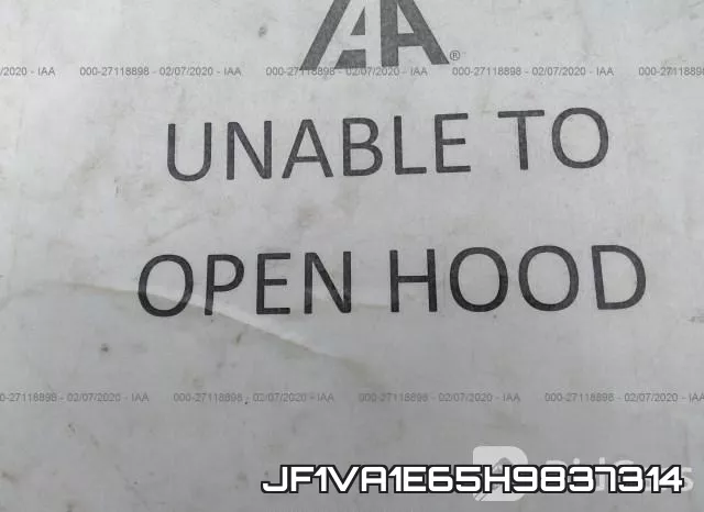 JF1VA1E65H9837314 фото 2