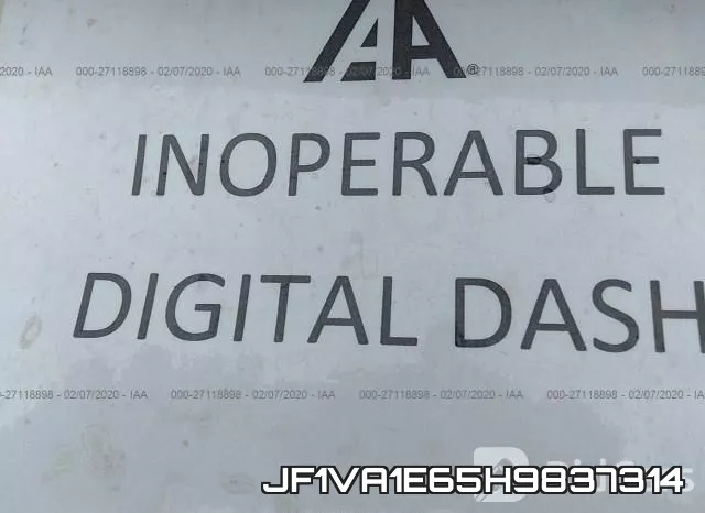 JF1VA1E65H9837314 фото 8