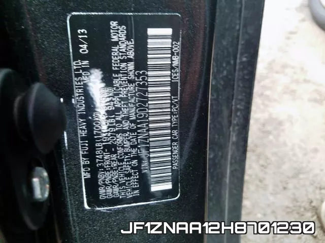 JF1ZNAA12H8701230 фото 2