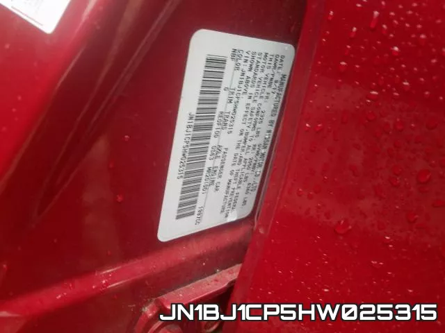 JN1BJ1CP5HW025315 фото 2