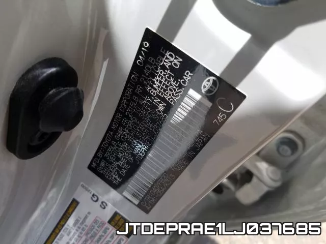 JTDEPRAE1LJ037685 фото 2