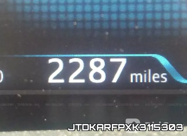 JTDKARFPXK3115303 фото 8