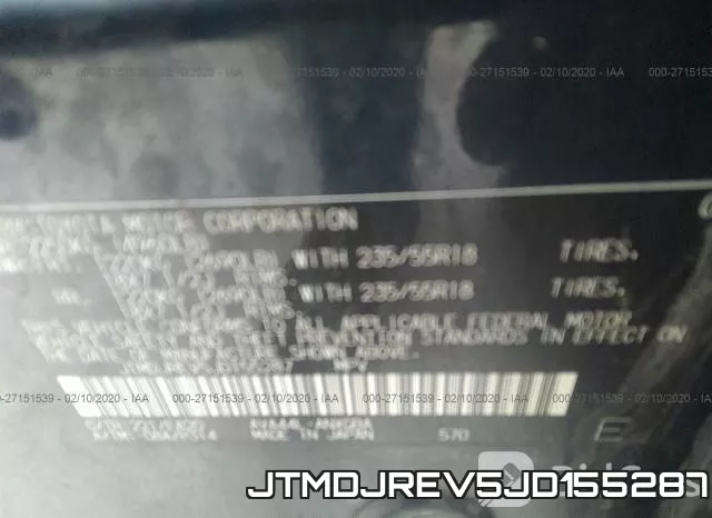 JTMDJREV5JD155287 фото 10