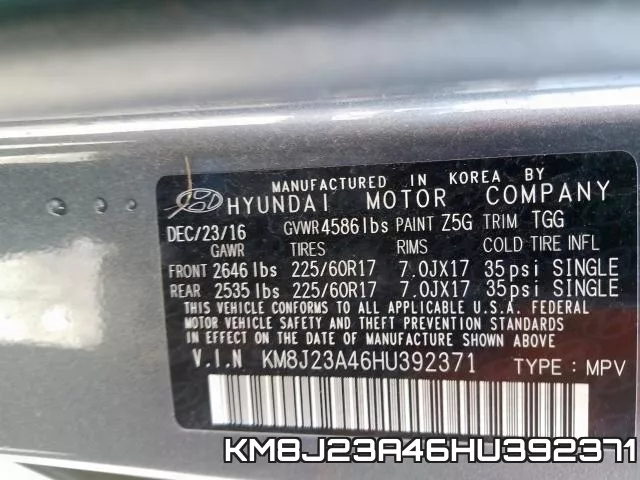 KM8J23A46HU392371 фото 2