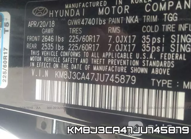 KM8J3CA47JU745879 фото 10