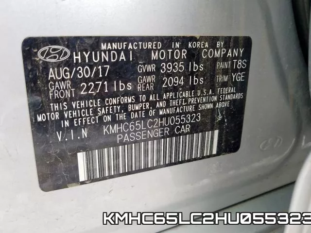 KMHC65LC2HU055323 фото 2