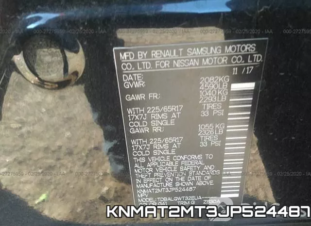 KNMAT2MT3JP524487 фото 10