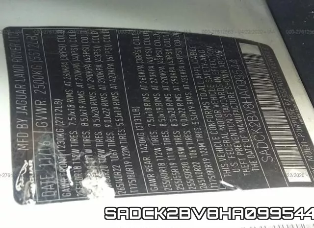 SADCK2BV8HA099544 фото 10