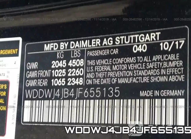 WDDWJ4JB4JF655135 фото 10
