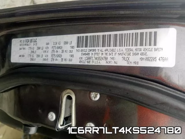 1C6RR7LT4KS524780 фото 2