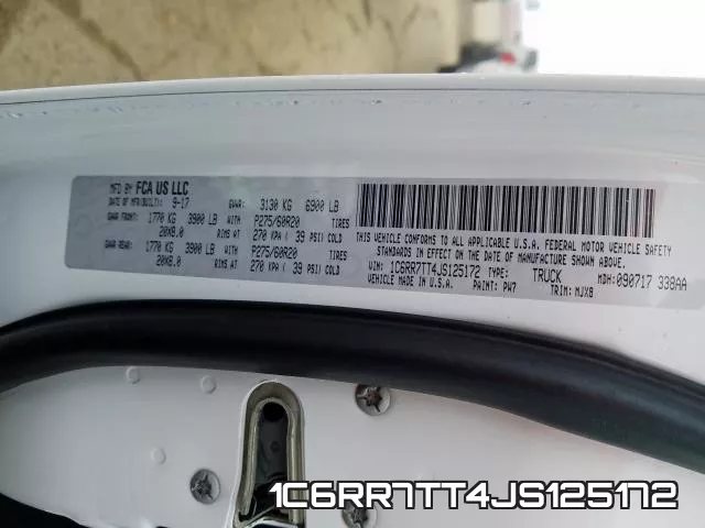 1C6RR7TT4JS125172 фото 2