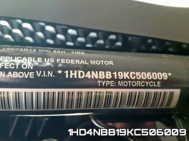 1HD4NBB19KC506009 фото 2
