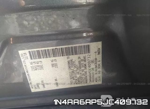 1N4AA6AP5JC409732 фото 10