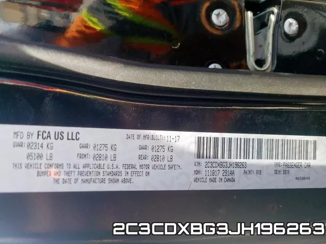 2C3CDXBG3JH196263 фото 2