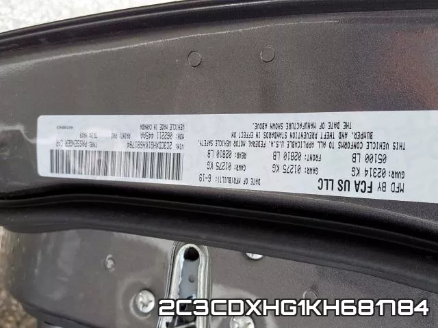 2C3CDXHG1KH681784 фото 2