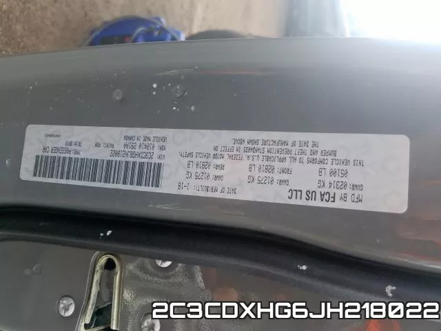 2C3CDXHG6JH218022 фото 2