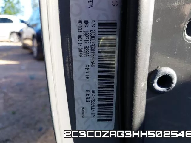 2C3CDZAG3HH502546 фото 2