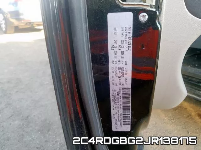 2C4RDGBG2JR138175 фото 2