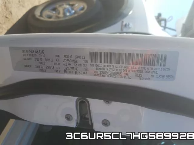 3C6UR5CL7HG589928 фото 2