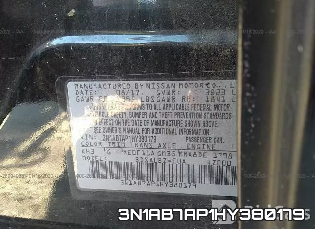 3N1AB7AP1HY380179 фото 10