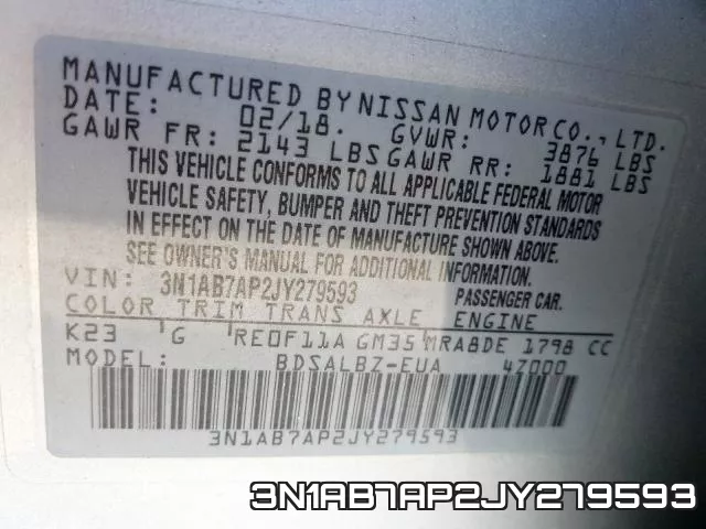 3N1AB7AP2JY279593 фото 2