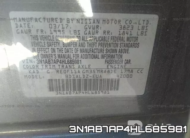 3N1AB7AP4HL685981 фото 10