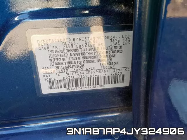 3N1AB7AP4JY324906 фото 2