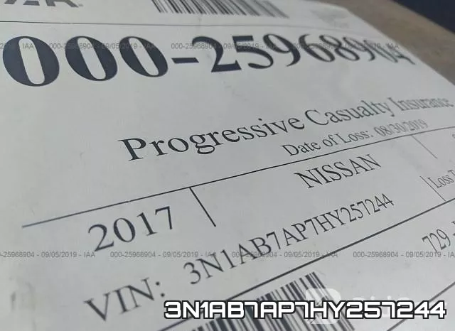 3N1AB7AP7HY257244 фото 10