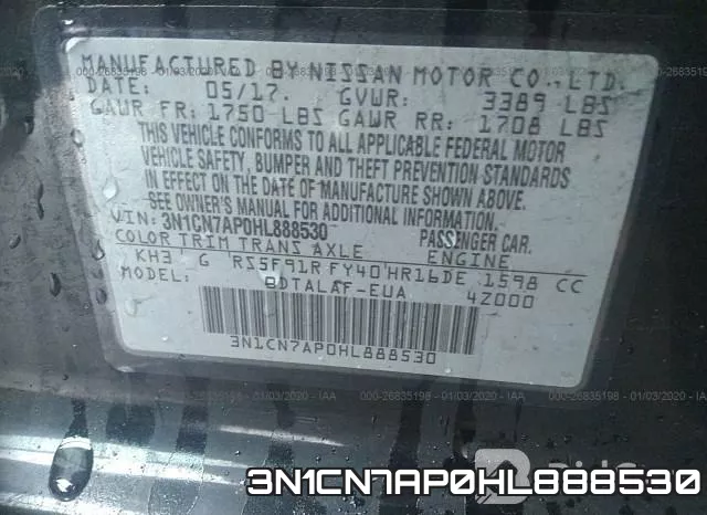 3N1CN7AP0HL888530 фото 10