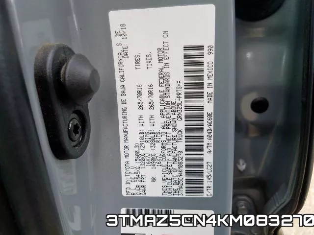 3TMAZ5CN4KM083270 фото 2