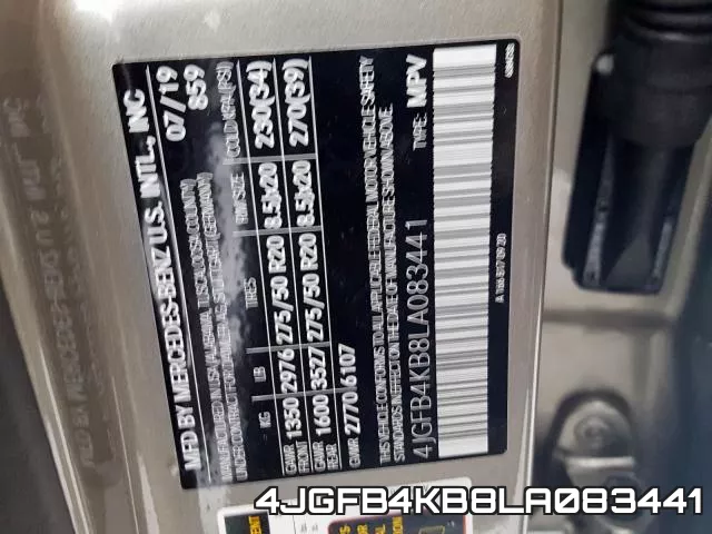 4JGFB4KB8LA083441 фото 2