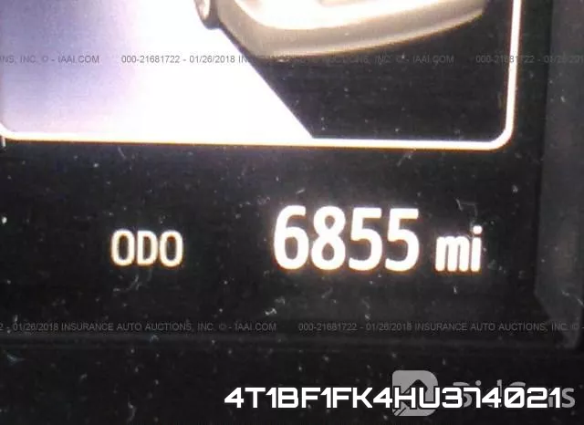 4T1BF1FK4HU374021 фото 8