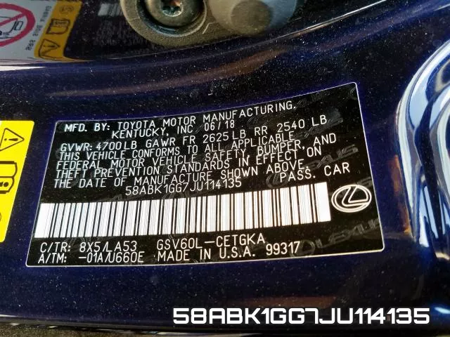 58ABK1GG7JU114135 фото 2