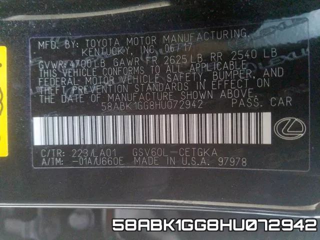 58ABK1GG8HU072942 фото 2