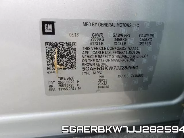 5GAERBKW7JJ282594 фото 2