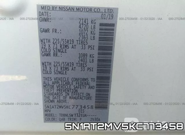 5N1AT2MV5KC773458 фото 10