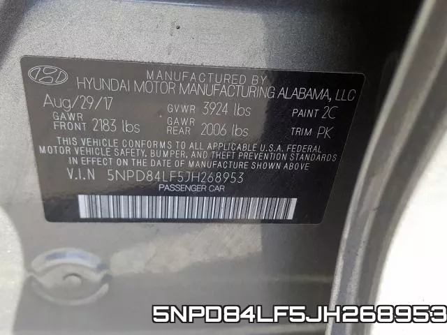 5NPD84LF5JH268953 фото 2