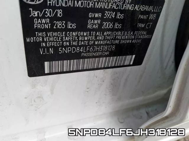 5NPD84LF6JH318128 фото 2