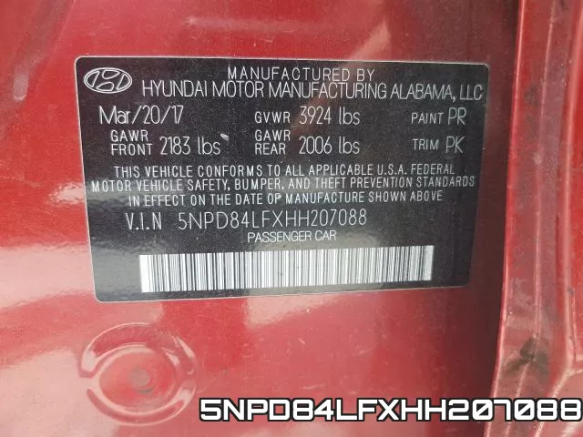 5NPD84LFXHH207088 фото 2