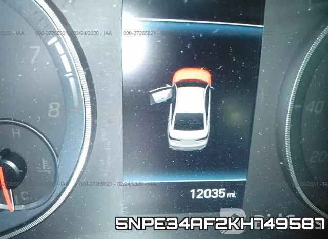 5NPE34AF2KH749587 фото 8
