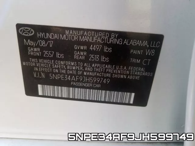5NPE34AF9JH599749 фото 2