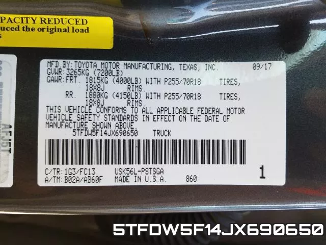 5TFDW5F14JX690650 фото 2