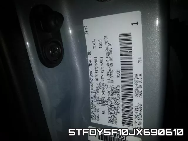 5TFDY5F10JX690610 фото 2