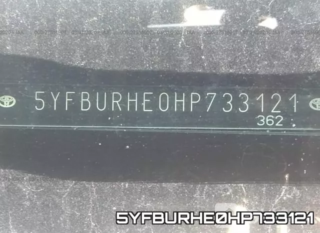 5YFBURHE0HP733121 фото 10