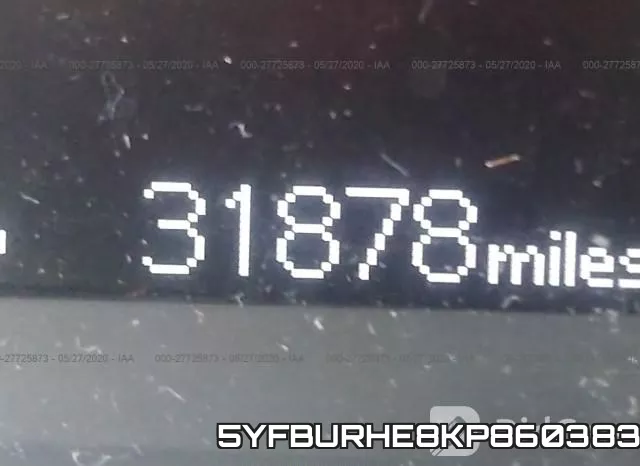 5YFBURHE8KP860383 фото 8