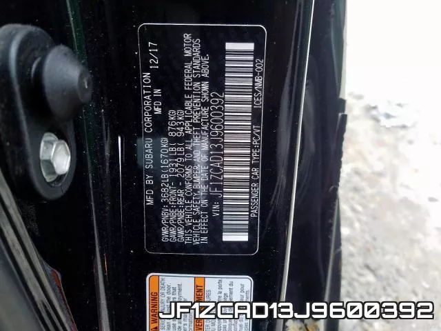 JF1ZCAD13J9600392 фото 2