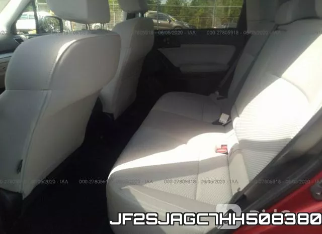 JF2SJAGC7HH508380 фото 9