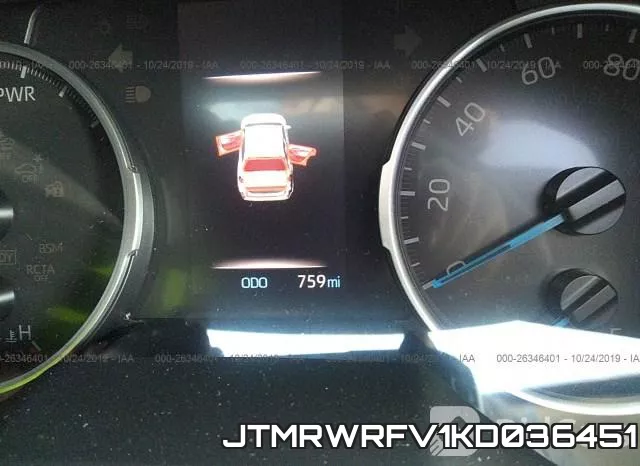 JTMRWRFV1KD036451 фото 8