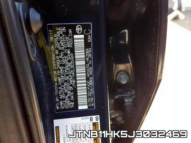 JTNB11HK5J3032469 фото 2
