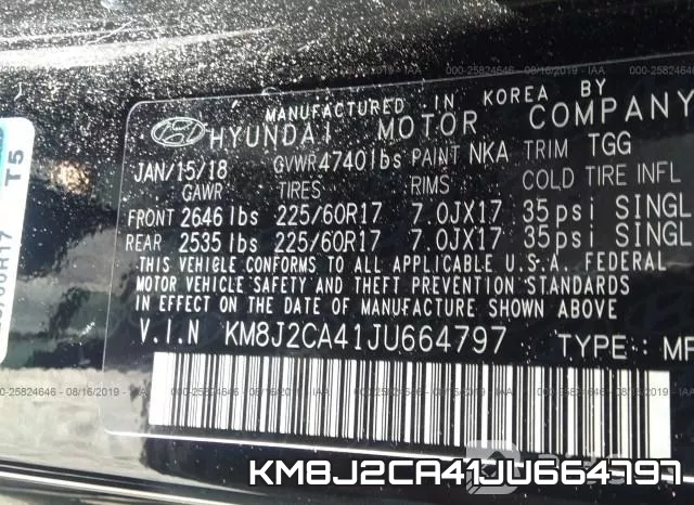 KM8J2CA41JU664797 фото 10